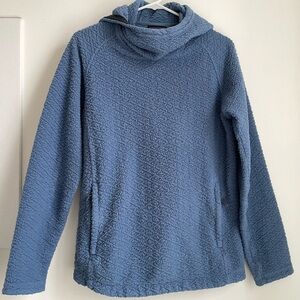 Patagonia Diamond Capra Hoodie Fleece in Woolly Blue